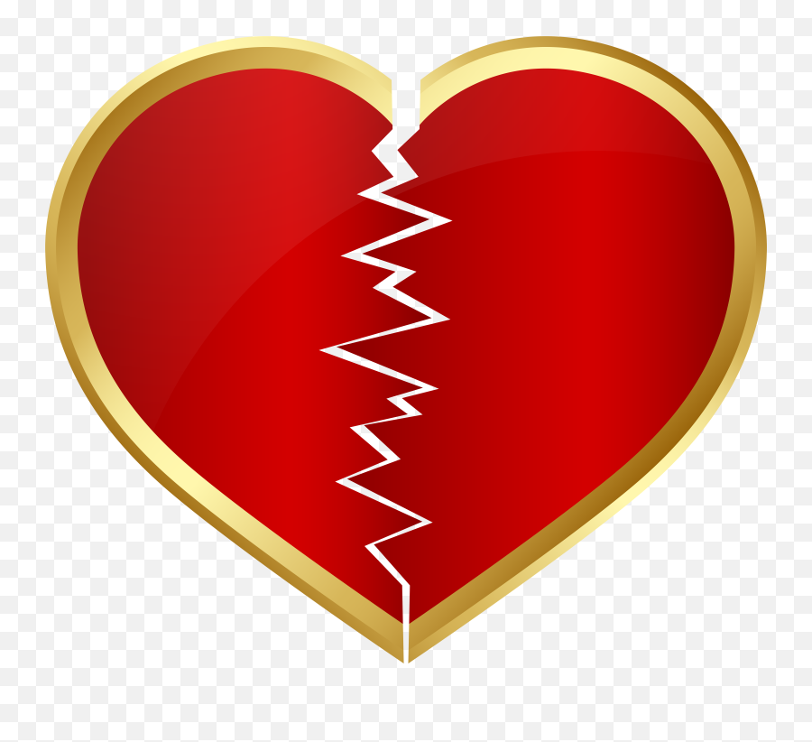 Broken Heart Emoji - Heart Transparent Png Original Size Clipart Broken Png Heart,The Heart Emoji