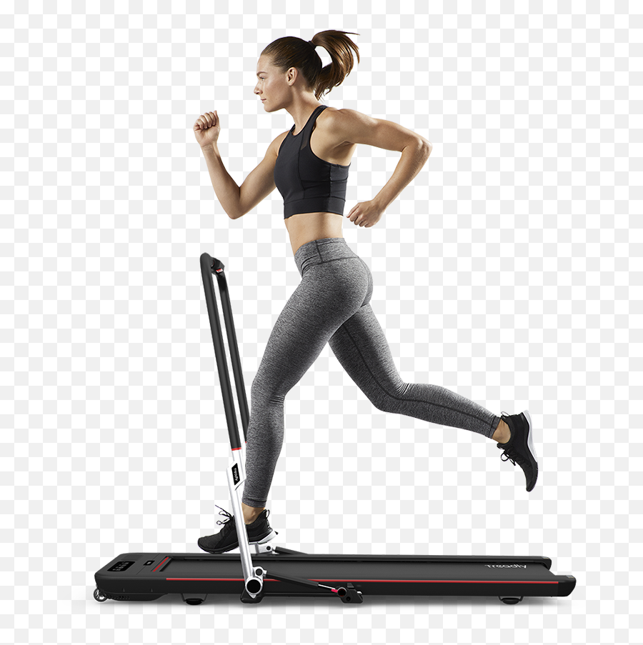 Thinnest Treadmill - Treadly Treadmill Emoji,Image Woman Working Out On Treadmill Emoticon