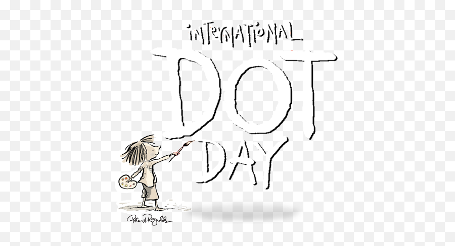 International Dot Day - Dot Day Black And White Emoji,Emoji Pitures For The Letter K