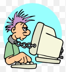 Computer Clipart Happy - Chained To Computer Clipart Emoji,Happy Mothers Day Emoticon Chinese