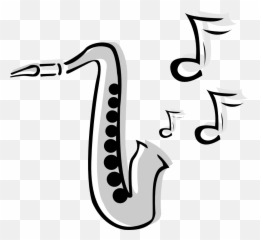 Grey Saxophone Tattoo Drawing Free Image Download - Clipart Black And White Saxophones Emoji,Alto Saxophone Emotions