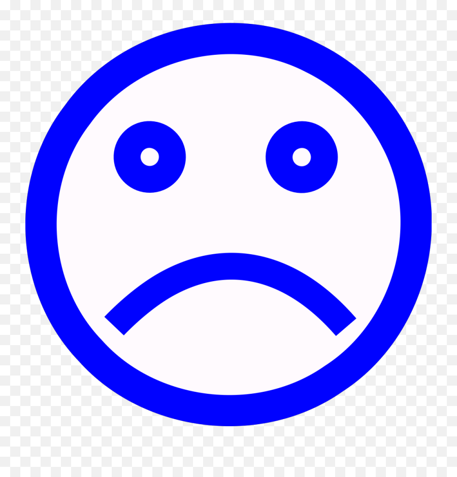 Sad Face Emoji Meme - Clip Art Library Blue Sad Emoji Transparent,Sad Emoji Meme