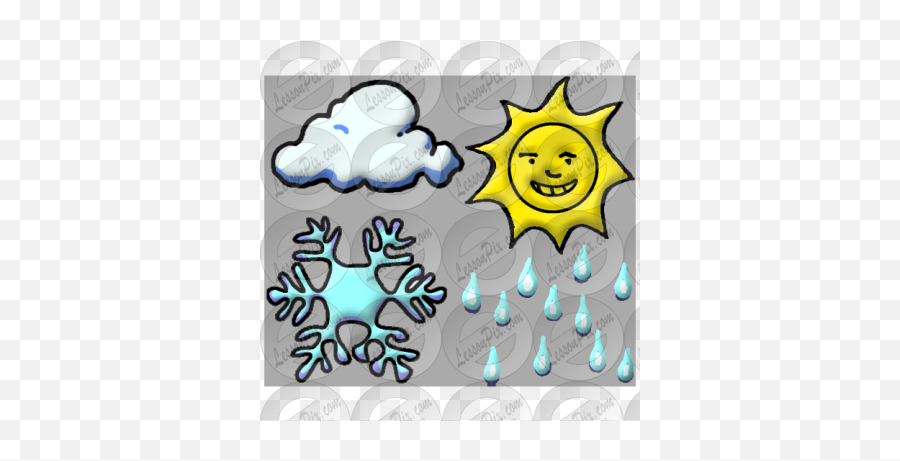 Weather Picture For Classroom Therapy - Happy Emoji,Rainy Weather Emoticons