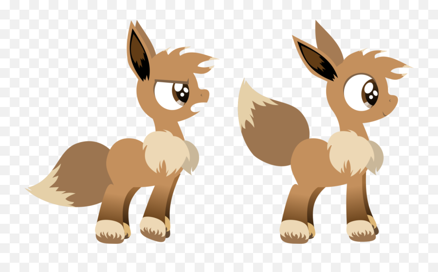 Artist Carloscreations Pok - Eevee Clipart Full Size Fictional Character Emoji,Pokemon Eevee Emoji Gif