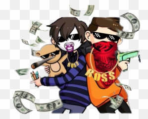 Palle Kürbistumor Thug Life Manu Sticker By Darkgirl - Germanletsplay Und Paluten Emoji,Thug Life Emoji