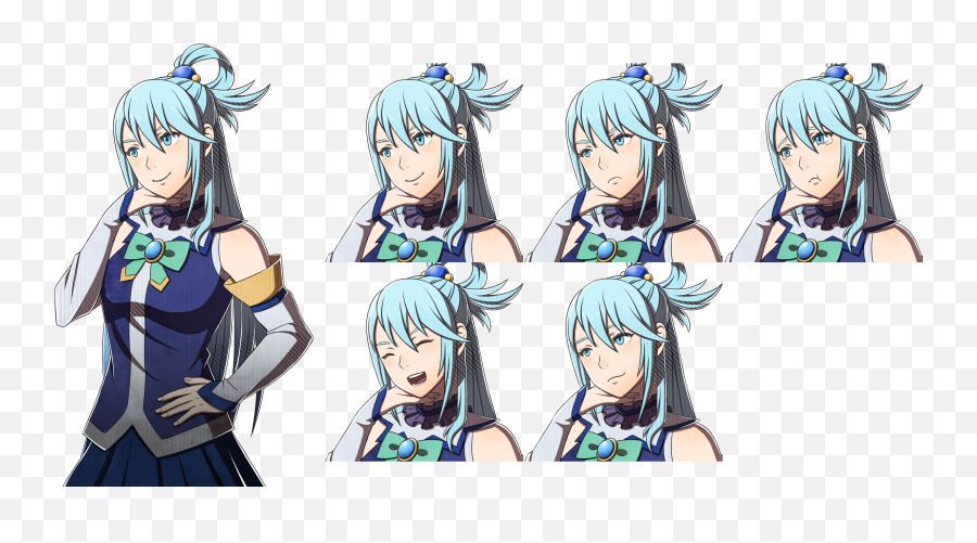 Aqua In Fates Style Konosuba Know Your Meme Emoji,All Kazuma Emotion Face Konosuba