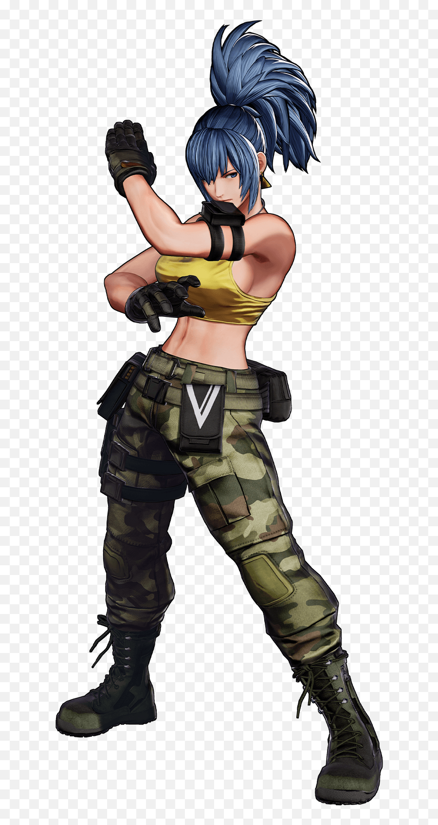 Leona Heidern The King Of Fighters Xv Emoji,Character Shows No Emotion