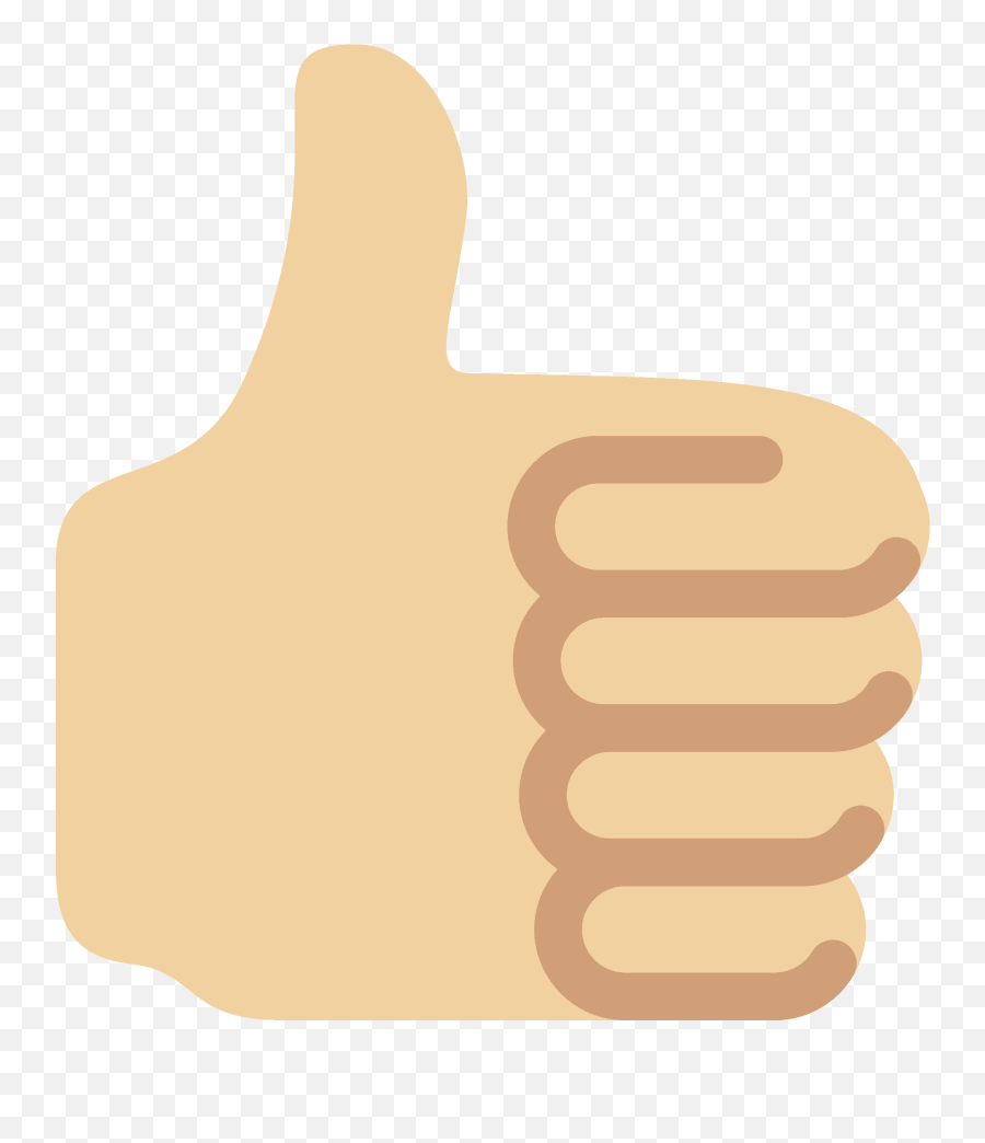 Thumbs Up Emoji Clipart Free Download Transparent Png,Thtumbs Up Emoji