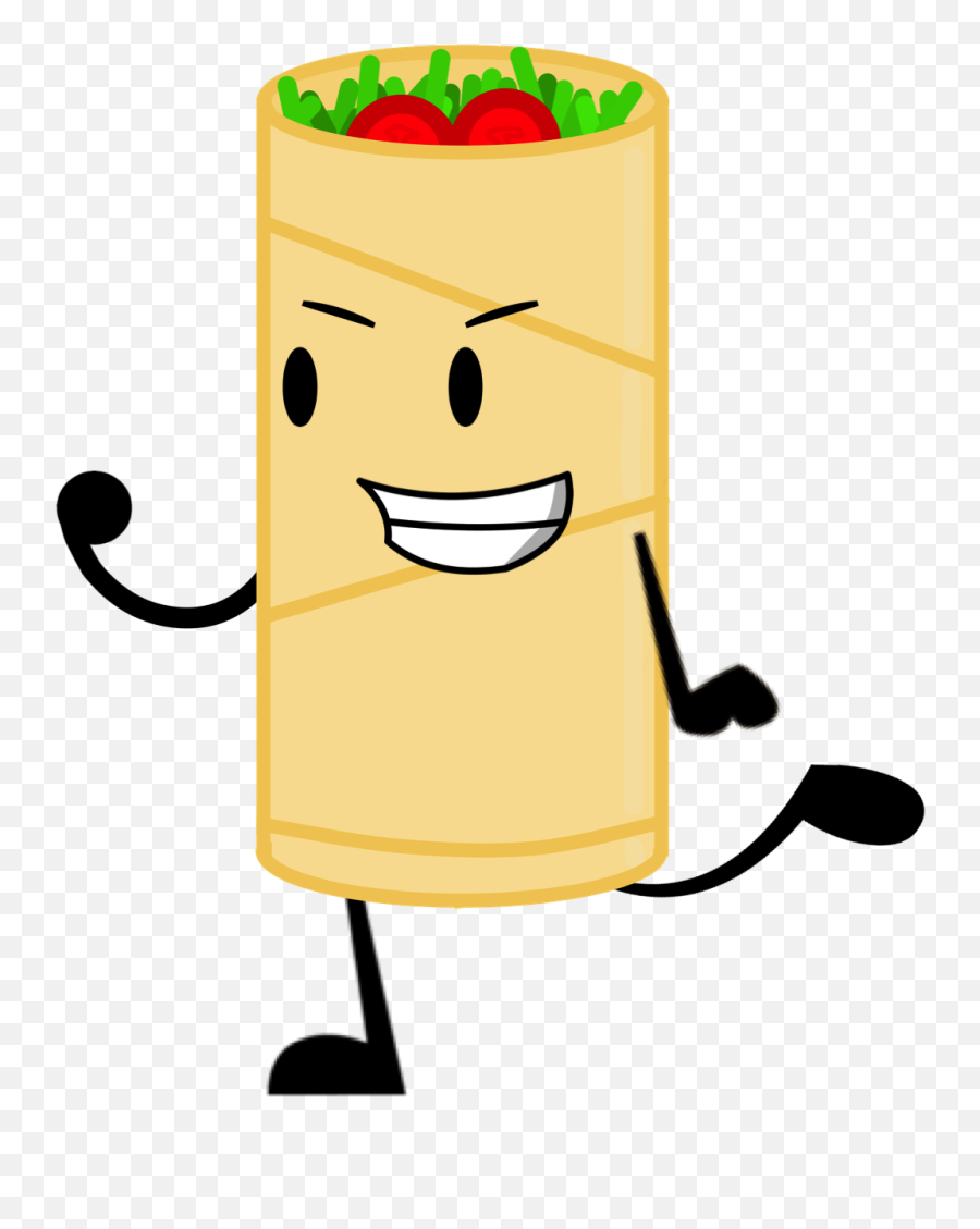 Burrito Clipart Burrito Bowl Burrito - Cartoon Burrito Png Emoji,Burrito Emoji