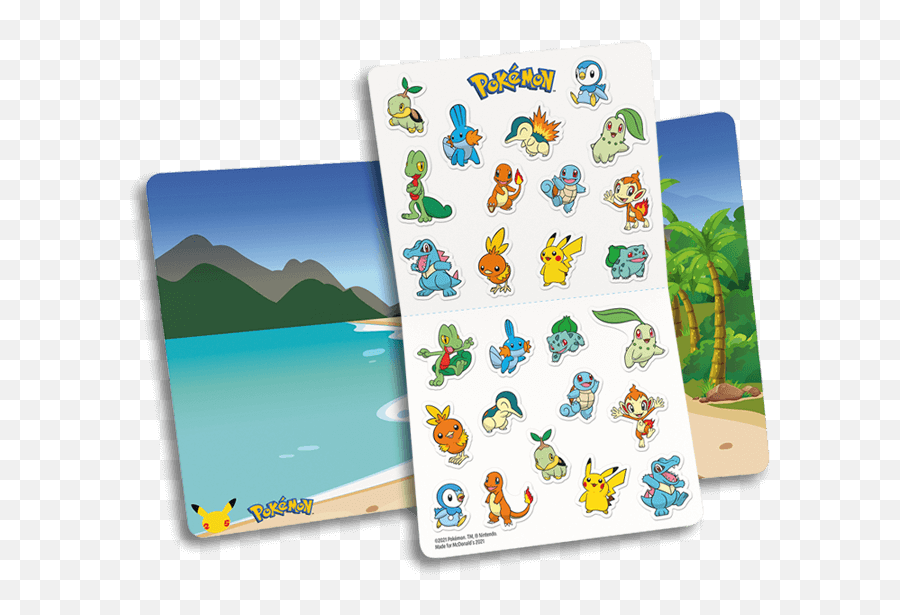 Pokémon Mcdonaldu0027s Happy Meal With Special Tcg Cards Emoji,Pokemon Emoticons In A Tweet