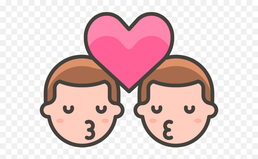 Kiss Man Man Emoji Png Transparent Emoji - Freepngdesigncom,Face With Kisses Emoji