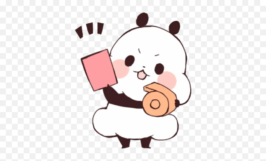 Yururin Panda 3 By Drwww - Sticker Maker For Whatsapp Emoji,Ru Emoji