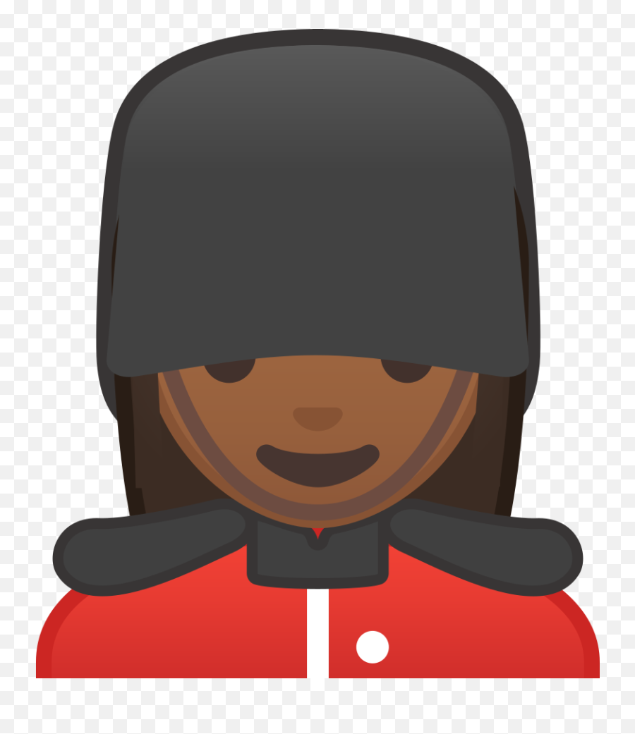 Woman Guard Medium Dark Skin Tone Icon Noto Emoji People - Human Skin Color,Dark Skin Emoji