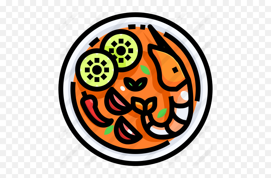 Thai Food - Dot Emoji,Thai Food Emoji