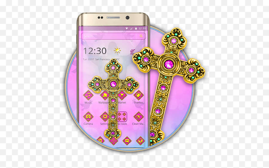 Holy Cross Christ Theme - Christian Cross Emoji,Christian Emojis Free