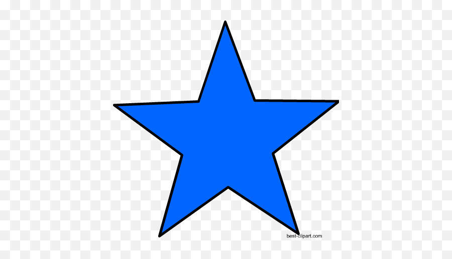 Free Star Clip Art Images And Graphics - Clipart Blue Star Red Emoji,Blue Star Emoji
