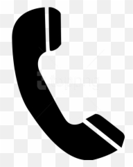 Free Png Download Black Phone Clipart - Clipart Phone Transparent Background Emoji,Telephone Emoji