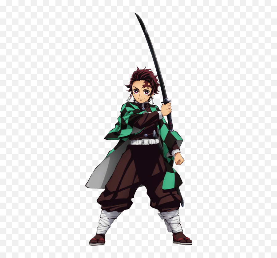 Demon Slayer Kimetsu No Yaiba Main Characters Characters - Tanjiro Outfit Emoji,Anime Where The Main Character Has No Emotions