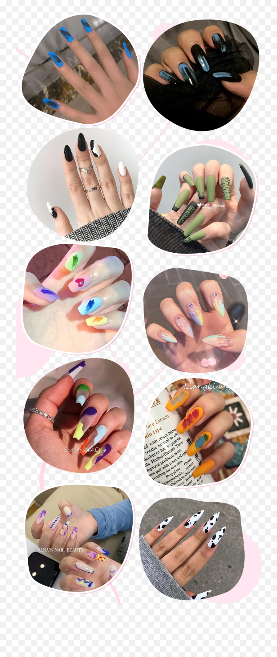 Blackpink Manicure Style This Is Too Beautiful Daydaynews - Gel Nails Emoji,Emoticon Nail Art