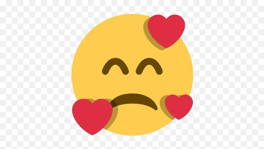 Emoji Mashup Whatsapp Stickers - Face With Hearts Emoji Twitter,Emoji Mashup