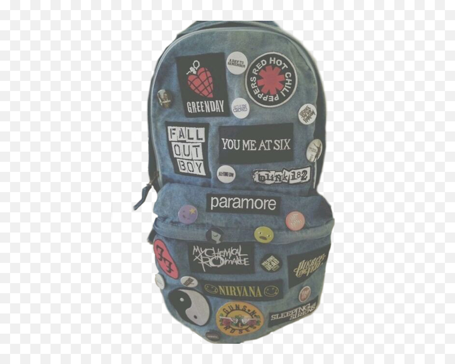 Backpack Bag Nirvana Sticker By U0027 - Band Backpack Emoji,Emoji Backpack Nordstrom