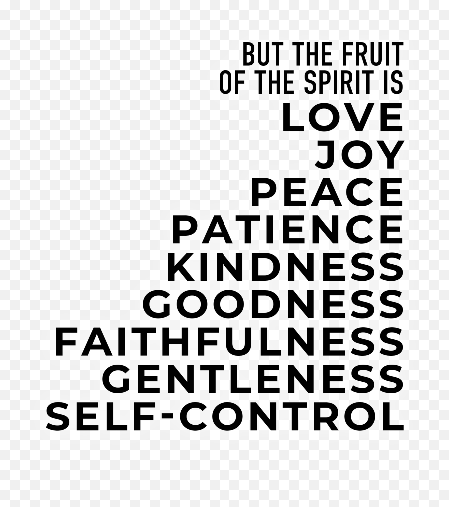 Fruit Of The Spirit - Dot Emoji,Lack Of Self Control With Emotions Bible Verse