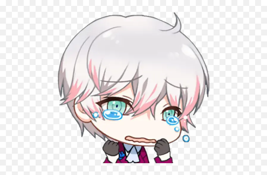 Insert Crying Ray Mystic Messenger Amino - Mystic Messenger Stickers Ray Emoji,Emojis With Messanger