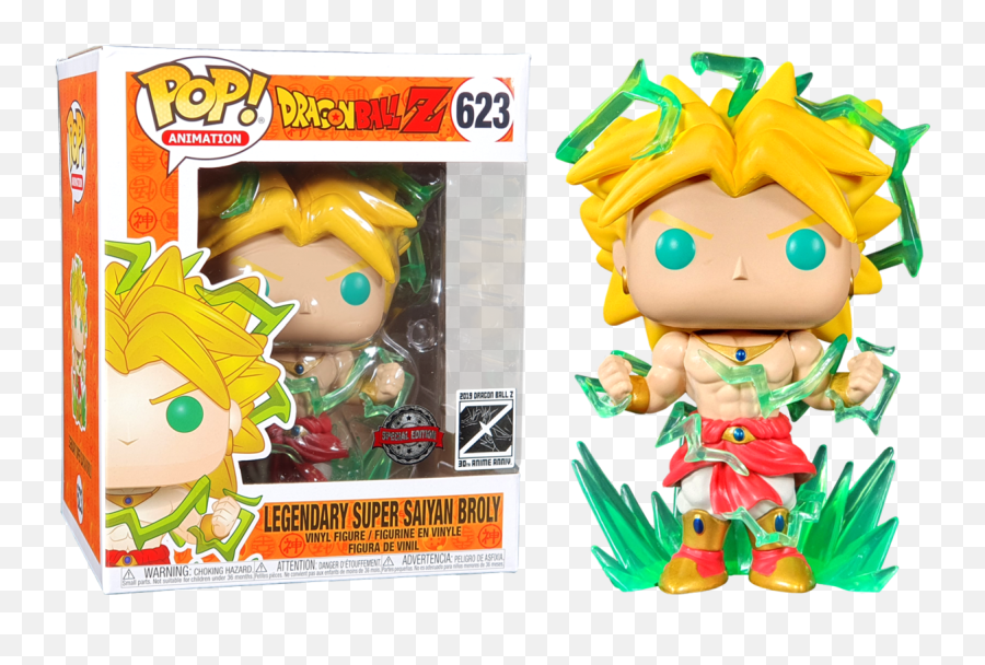 Dragon Ball Z Funko Pop Legendary Super Saiyan Broly 6in 623 - Legendary Super Saiyan Broly Funko Pop Emoji,Dragon Ball Touches My Emotions