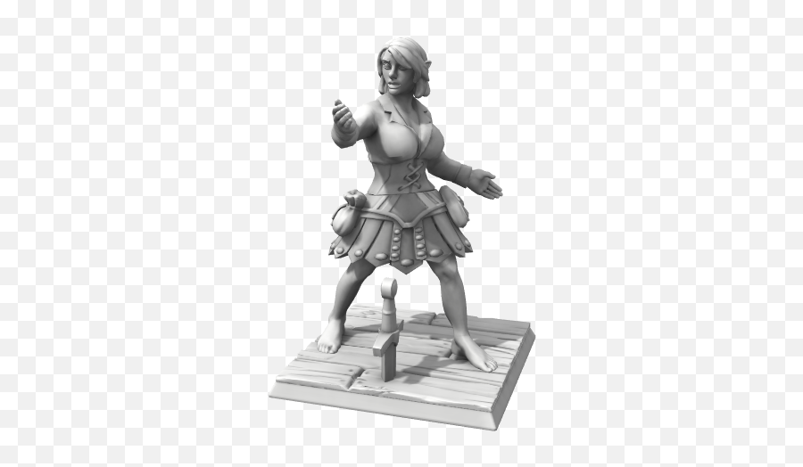 Heroforge Miniature Creations - Classical Sculpture Emoji,Khajiit Emoticon