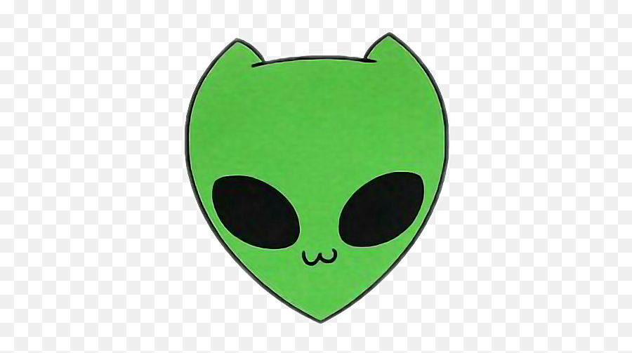 Cute Kawaii Green Alien Sticker - Cute Kawaii Green Alien Emoji,Alien 69 Emoji