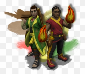 Oc Me And A Few Friends Are Currently Playing A Avatar - Legends Of Korra Oc Twins Emoji,Bender Monk Emotion