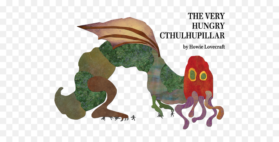 Lovecraft Cthulhu Lovecraftian - Very Hungry Cthulhupillar Emoji,Cthulu Emojis