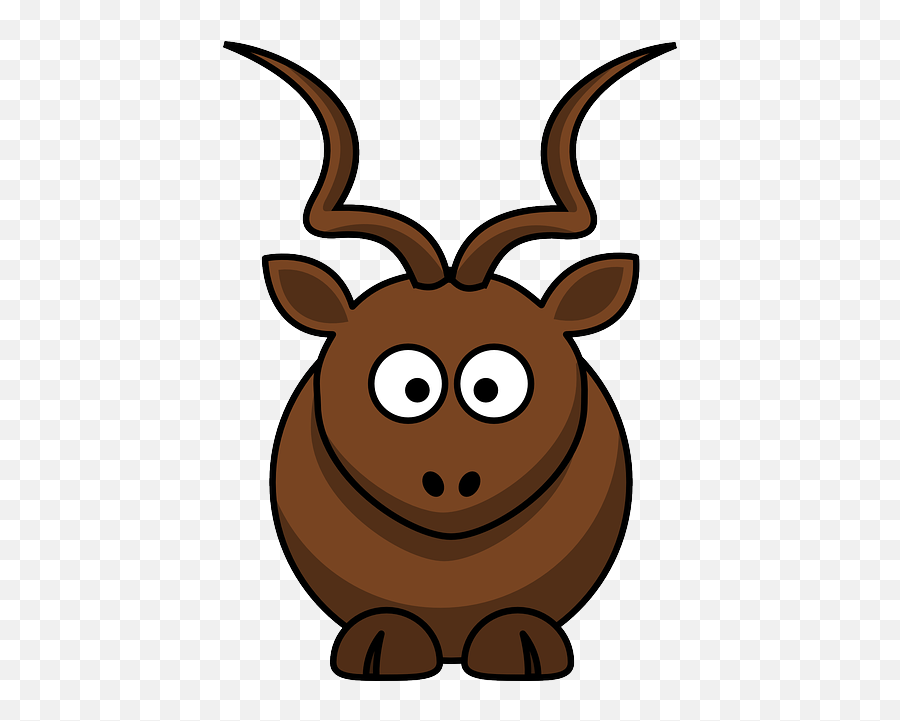 Mascot Logos Designs - Cartoon Kudu Clipart Emoji,Harakiri Emoticon