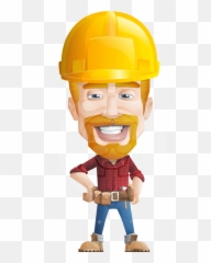 Construction Worker Vector Cartoon - Workman Mitchell Emoji,Construction Worker Scenes And Emotions