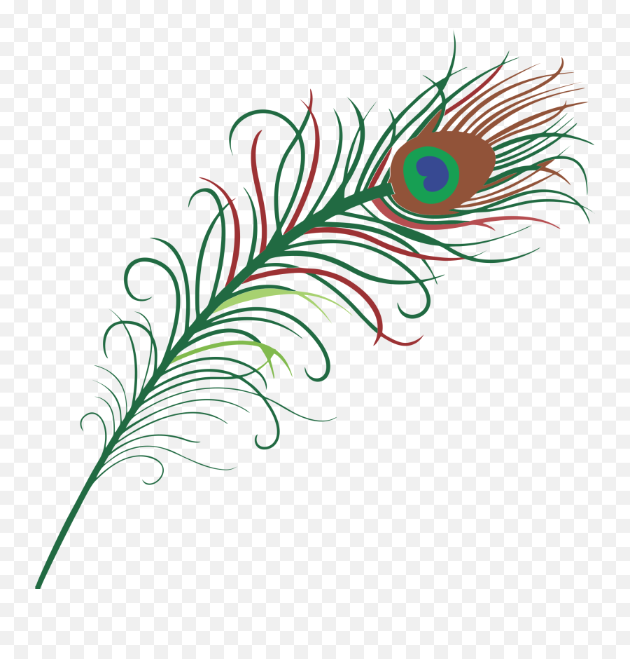 Free Peacock Feather Clipart Clipart - Transparent Background Peacock Feather Png Emoji,Feather Emoji