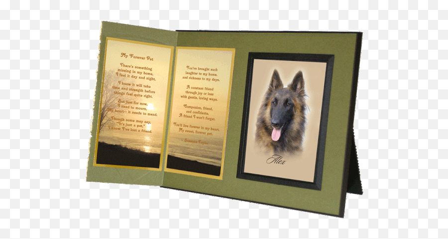 Pet Loss Sympathy And Remembrance Memorial Gifts - Picture Frame Emoji,Emotion Chart Using Dogs