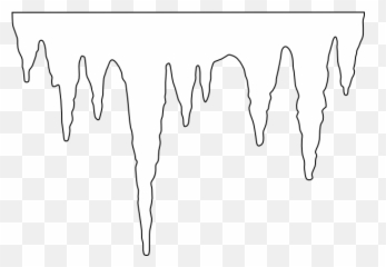 Icicle Border - Clip Art Library Icicles Black And White Emoji,Icicle Emoji