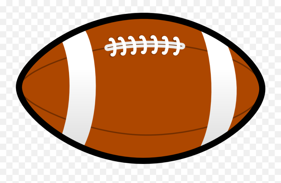 Football Clip Art Image - Rugby Ball Png Emoji,Rugby Ball Emoji