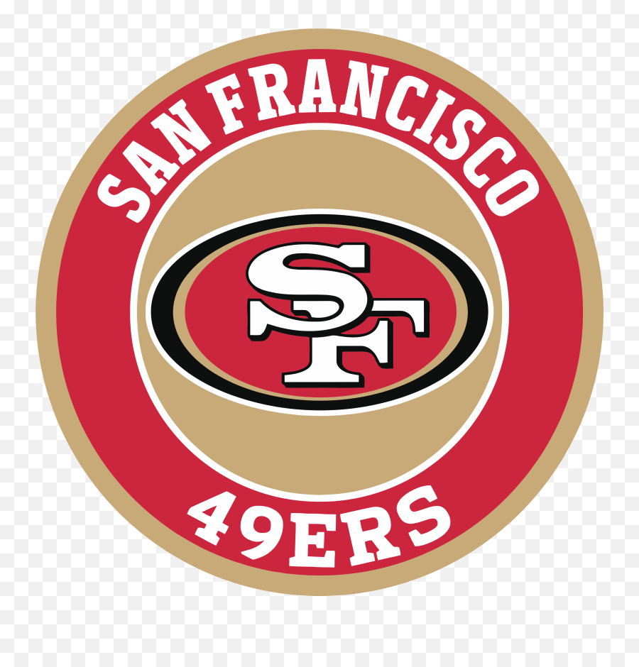 San Francisco 49ers Svg In 2021 - 49ers Circle Logo Emoji,Football Player Emoji Raiders