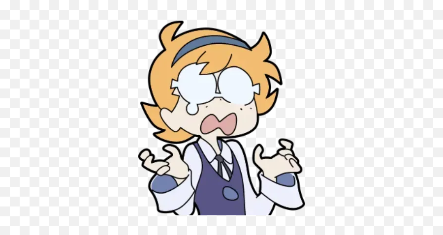 Little Witch Academia Whatsapp Stickers Emoji,Little Witch Academia Lotte Emojis