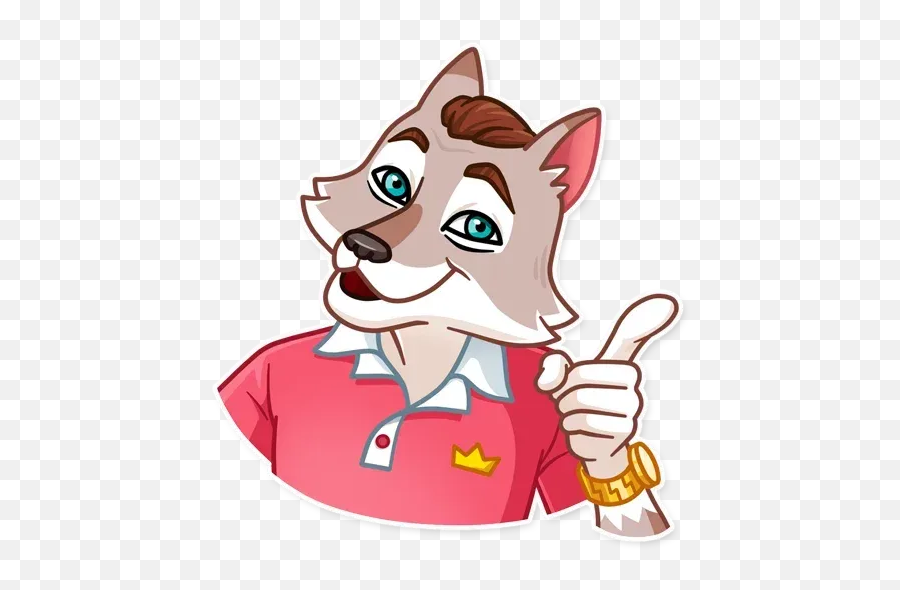 The Wolf 2 Whatsapp Stickers - Stickers Cloud Wolf Of Wall Street Telegram Sticker Emoji,Emoji Movie Humans