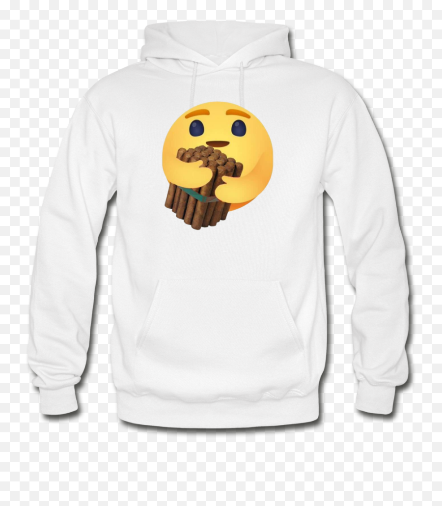 Cigar Hug Hoodie U2013 Fumar Llc - White Plain Hoodie Jacket Emoji,Is There A Cigar Emoticon -cigarette