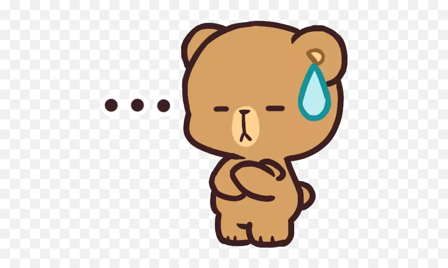 Mocha Daily Life Stickers - Panda And Bear Couple Gif Emoji,Mocha And Milk Discord Emojis