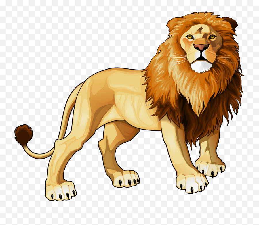 Cartoon Lion Clip Art Clipartbold - Clipartix Lion Clipart Emoji,Lion Emoji Png