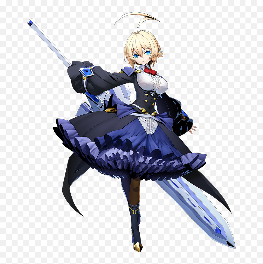 Es - Blazblue Wiki Emoji,Anime Girl With Emotion