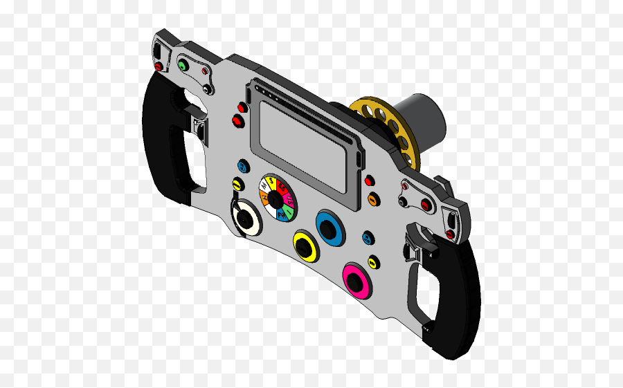 Formula 1 Steering Wheel Concept 3d Cad Model Library - Formula 1 Steering Wheel Systems Emoji,Find The Emoji Formula One