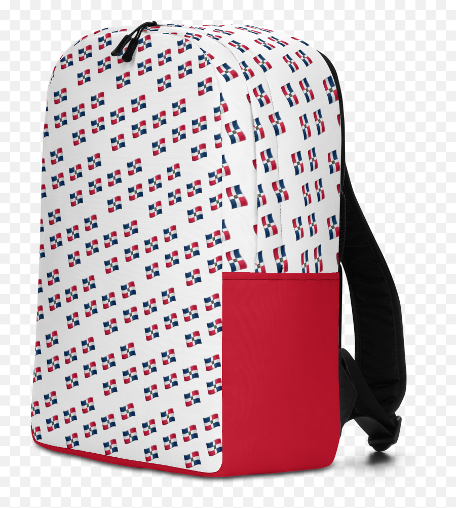 All - Over Emoji República Dominicana Flag Minimalist Backpack For Teen,Emoji Backpack With Wheels