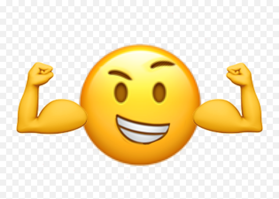 Emoji Sticker - Happy,Bodybuilder Emoji