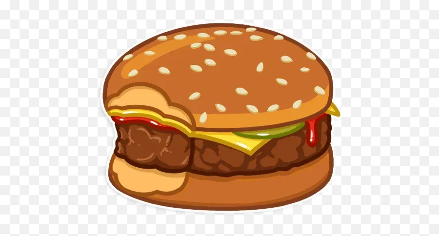 Ok Sticker Pack - Stickers Cloud Emoji,Emoji Running And A Burger