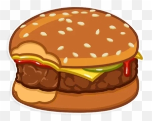 Ok Sticker Pack - Stickers Cloud Emoji,Emoji Running And A Burger